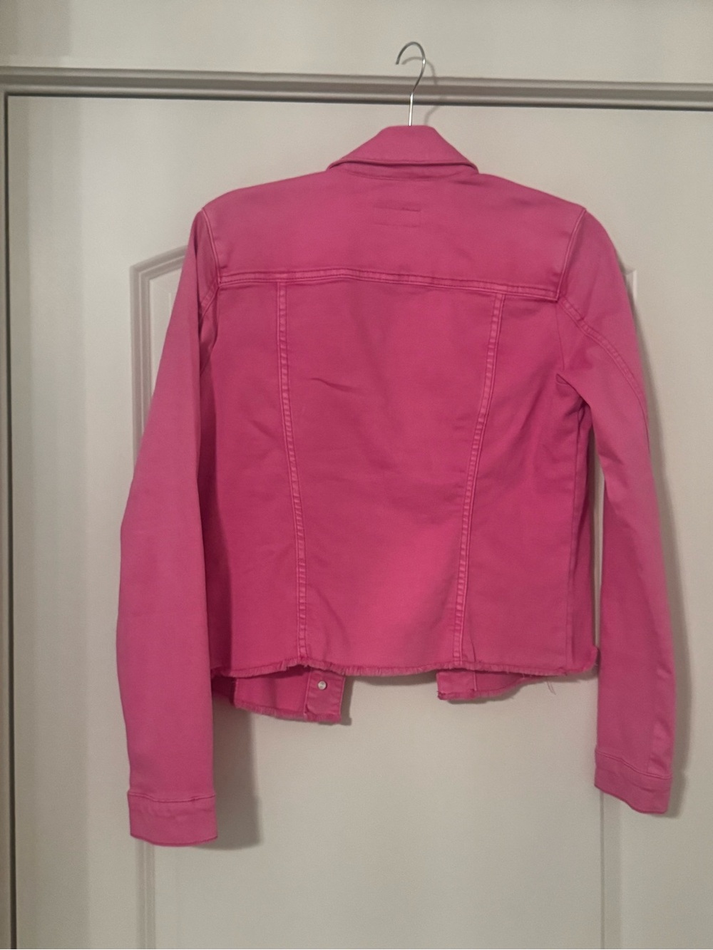 Kut from the Kloth Hot Pink Denim Jacket - Picture 3 of 3